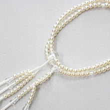 画像をギャラリービューアに読み込む, ファイン念珠 8寸 絹房 小田巻 樹脂製 パール塗装 創価学会 数珠