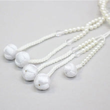 画像をギャラリービューアに読み込む, フルール念珠 8寸 絹房 小田巻 樹脂製 パール塗装 創価学会 数珠