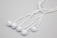画像をギャラリービューアに読み込む, フルール念珠 ホワイトパール(8寸) 絹房 小田巻 創価学会 数珠 - 創価学会仏壇の東京平和堂