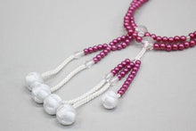 画像をギャラリービューアに読み込む, フルール念珠 チェリーパール(8寸) 絹房 小田巻 創価学会 数珠 - 創価学会仏壇の東京平和堂