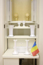 画像をギャラリービューアに読み込む, 家具調仏壇 イクシア(電動) ホワイト 創価学会 - 東京平和堂