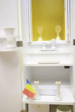 画像をギャラリービューアに読み込む, 家具調仏壇 ニュースマイル(置台付) ホワイト 創価学会 - 東京平和堂