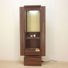 画像をギャラリービューアに読み込む, 家具調仏壇 シルビー(アクリル)・置台付 ダーク 創価学会