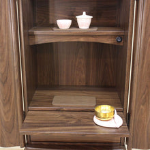 画像をギャラリービューアに読み込む, 家具調仏壇 シルビー(アクリル)・置台付 ダーク 創価学会