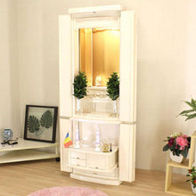 画像をギャラリービューアに読み込む, 家具調仏壇 ブランチ パールホワイト 創価学会