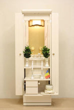 画像をギャラリービューアに読み込む, 家具調仏壇 フロート パールホワイト 創価学会 - 東京平和堂