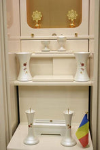 画像をギャラリービューアに読み込む, 家具調仏壇 響(置台付) アイボリー 創価学会 - 東京平和堂