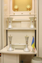 画像をギャラリービューアに読み込む, 家具調仏壇 リベルタ(置台付) アイボリー 創価学会 - 東京平和堂