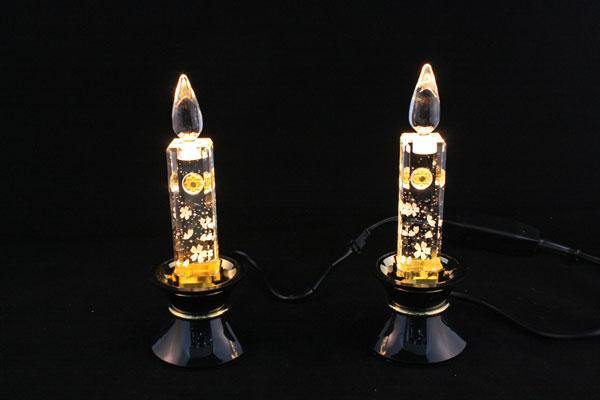 キャンドル　LEDダイヤローソク・ゴールド　2灯用 - 東京平和堂
