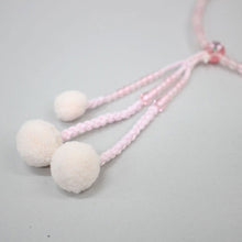 画像をギャラリービューアに読み込む, フラワー念珠 ピンク（8寸） カラー綿房 創価学会 数珠
